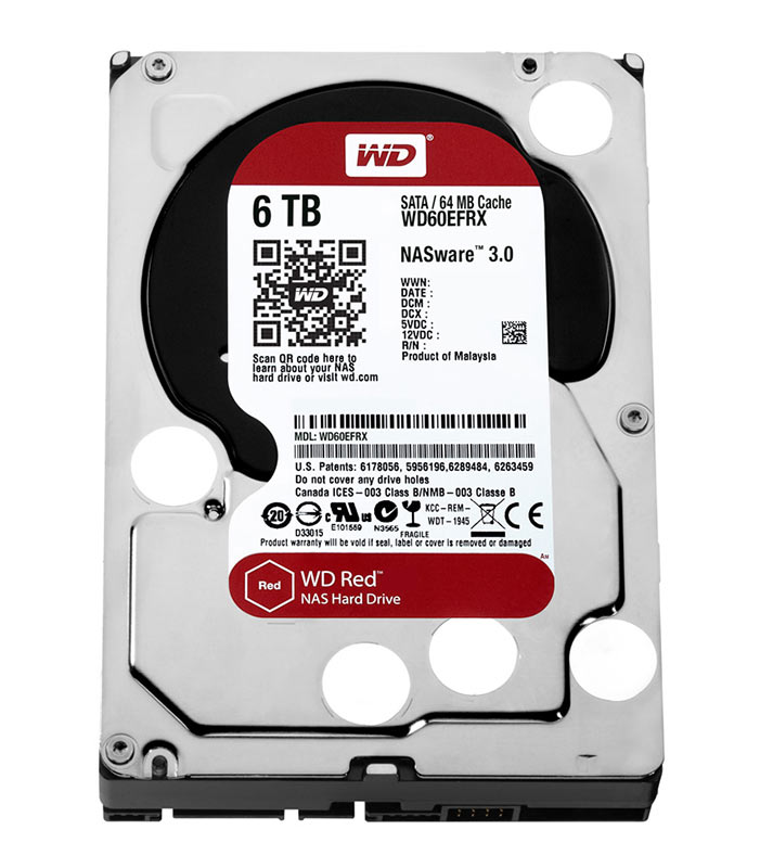 6TB - WD60EFRX Red