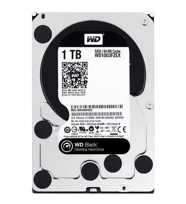 1TB - WD1003FZEX Black