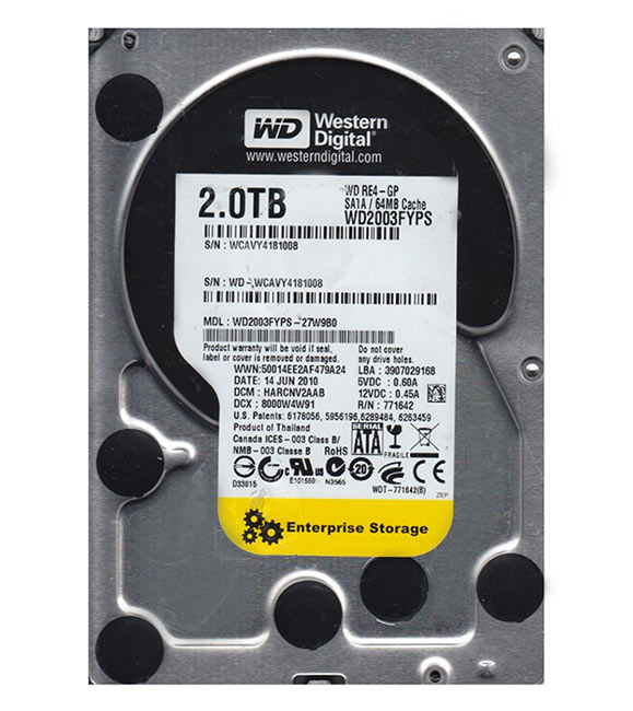 2TB - Black WD2003FYPS