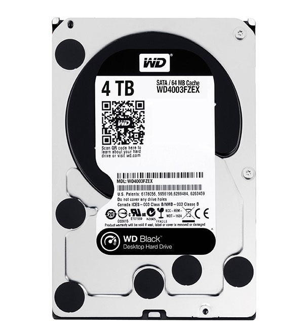 4TB - WD4003FZEX Black